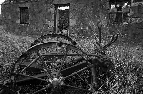 Derelict House and Scrap - Scotland
