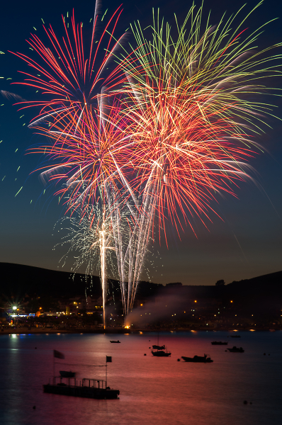 Lighting Up the Sky and Bay