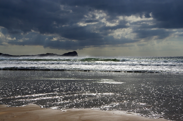 Blowing out the cobwebs today at Llangennith
