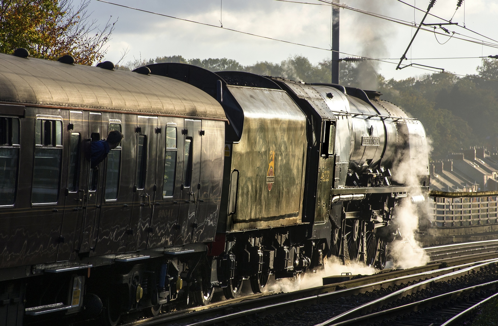 Steaming into the light