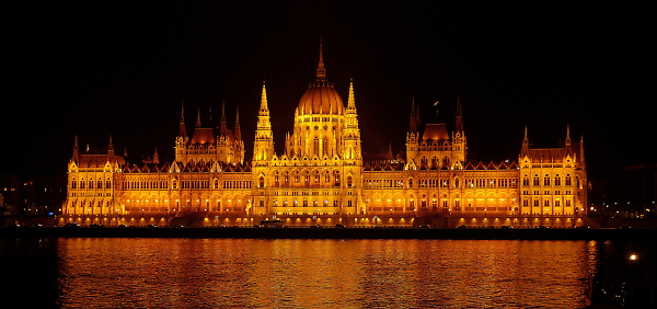 Budapest Parliament at Night