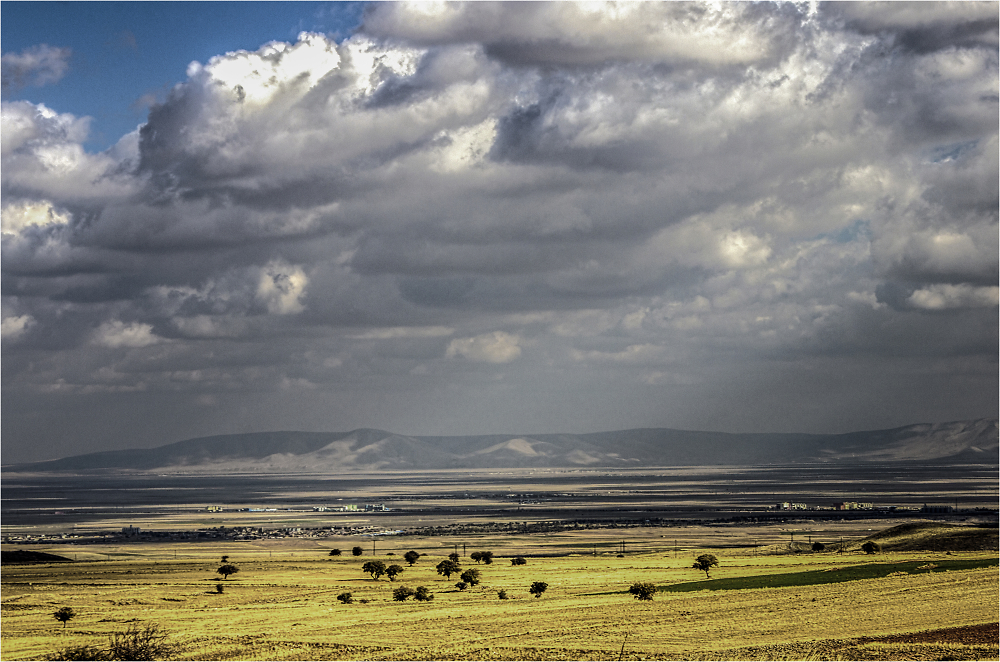 Shadows of Clouds Cast on the Plateau