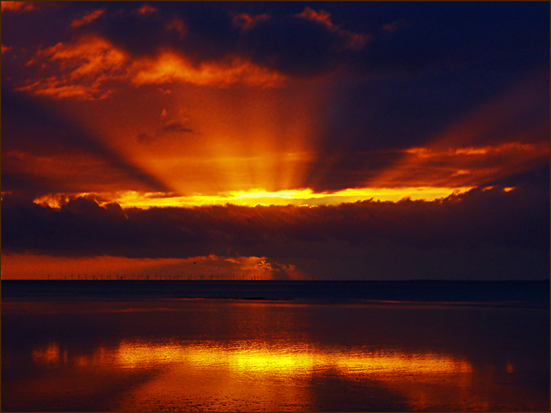 Watery "Bay Sunset"
