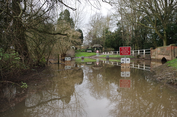 A ford in Kempsey in Worcestershire