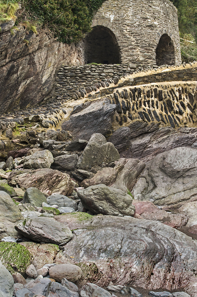Rocks and stones at Woody Bay