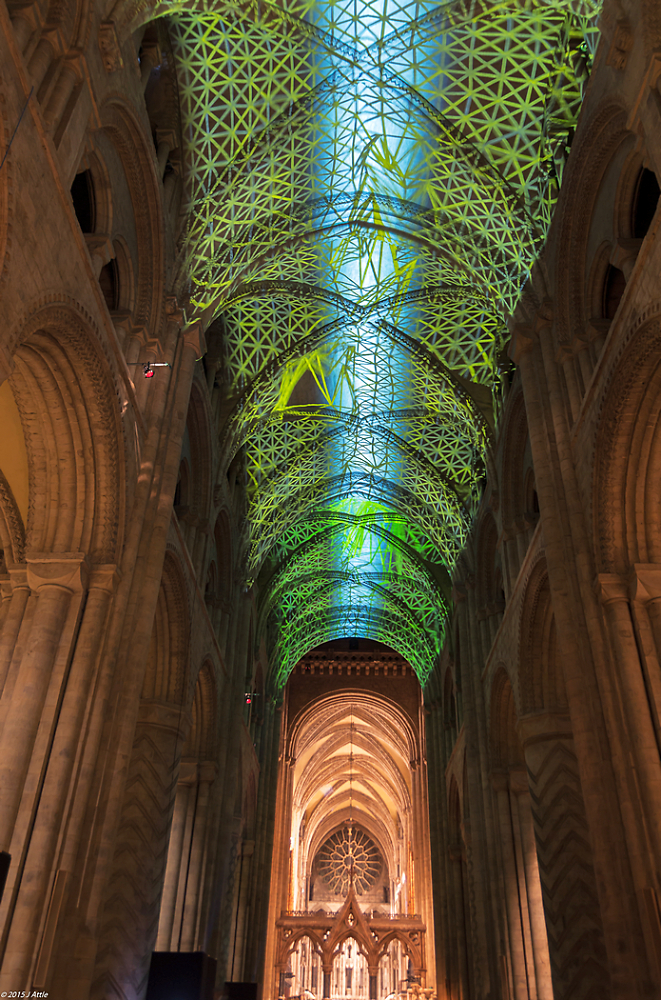 Lumiere Durham Cathedral 2015