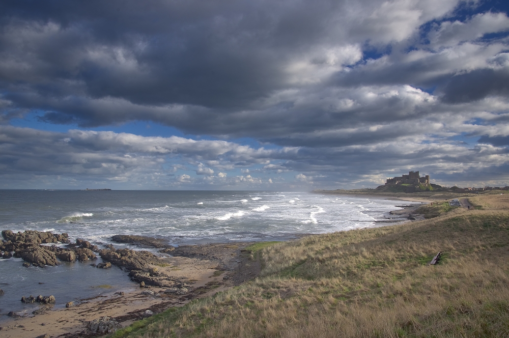 View of Bamburgh Castle, Northumberland