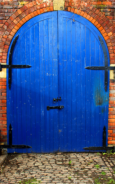 Blue door