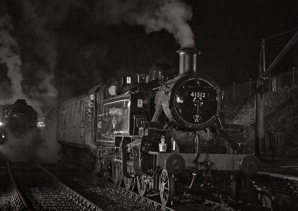 Ivatt Tank at Ropley (Mono)
