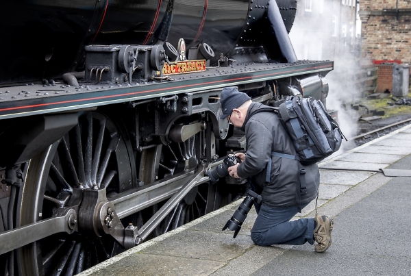 Barrie Forbes at the North Yorks Moors Railway
