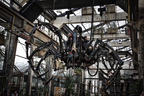 Riding the spider