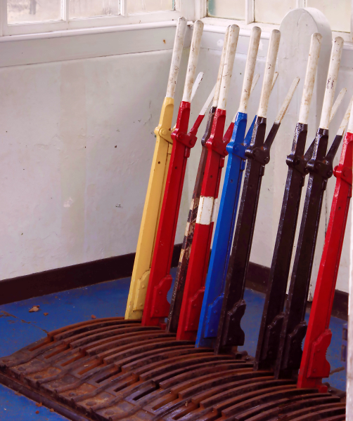 Signal Box Lever Frames