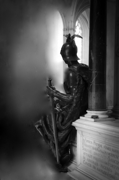 And thus into the impenetrable chaos of life does the warrior gaze forever...