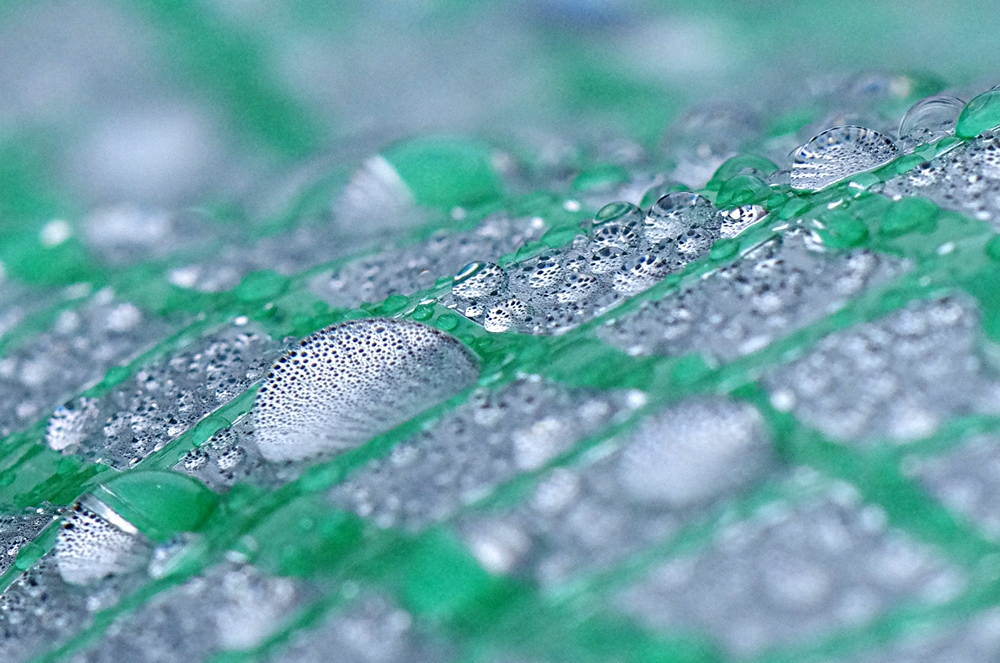 plastic raindrops