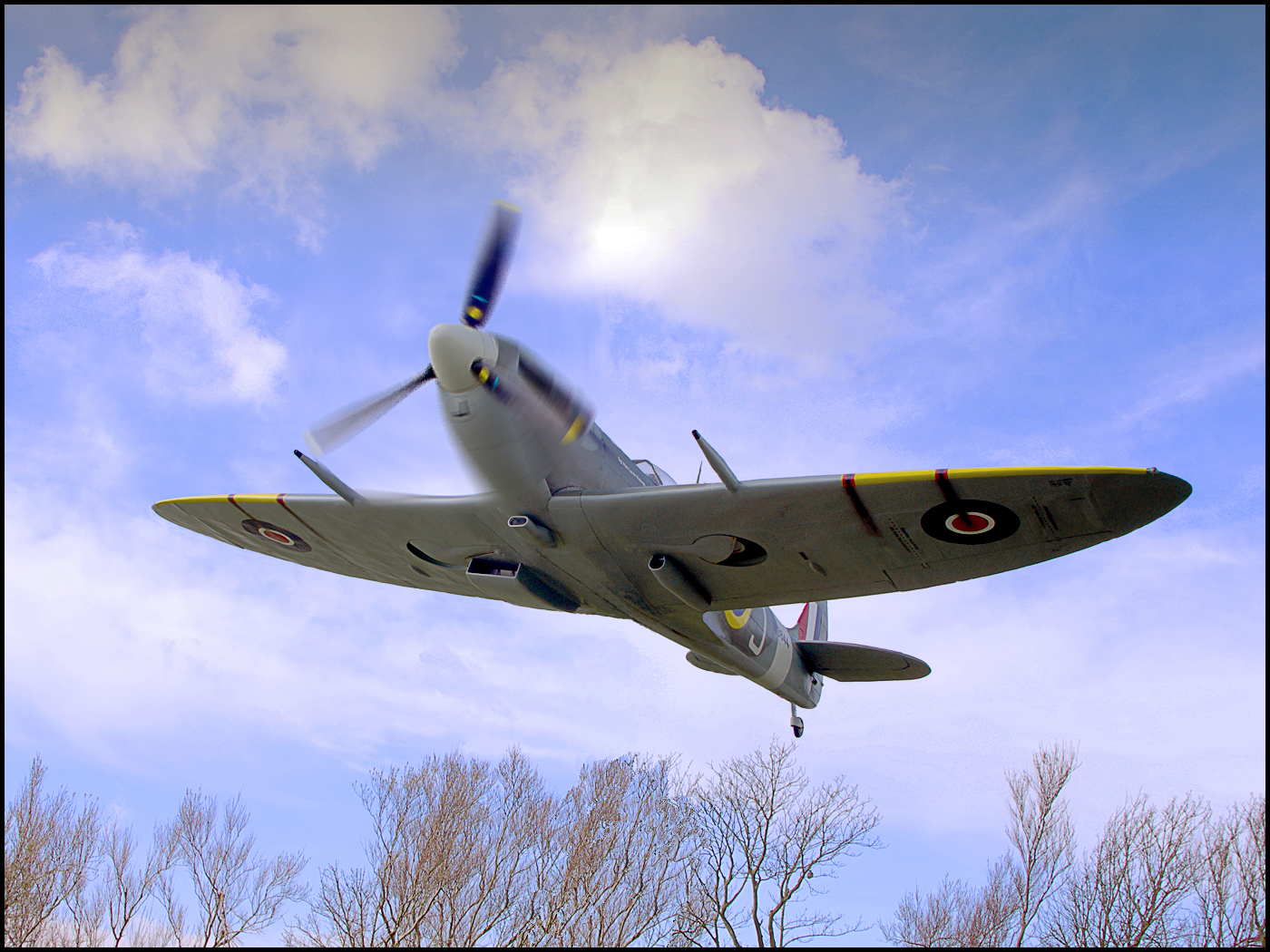 Low Flying Spitfire