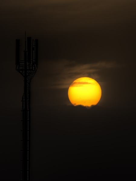 The sun.