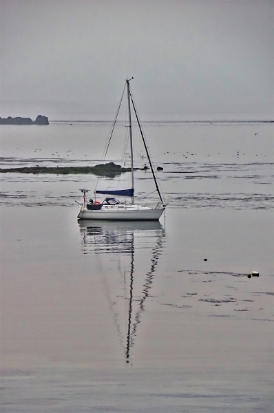 Late afternoon yacht