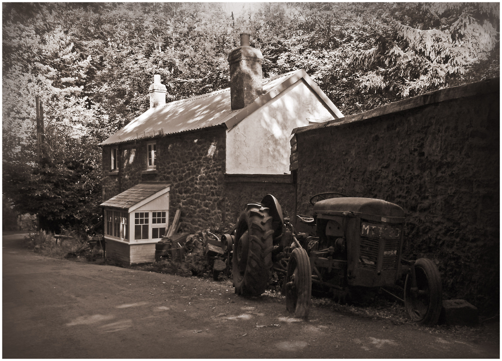 Devon Village Scene