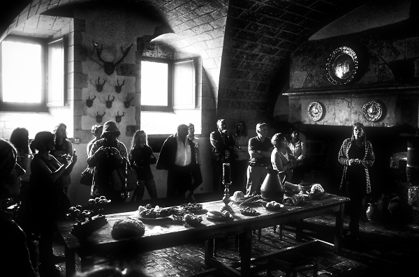 Repas medival - tour guid d'un chteau