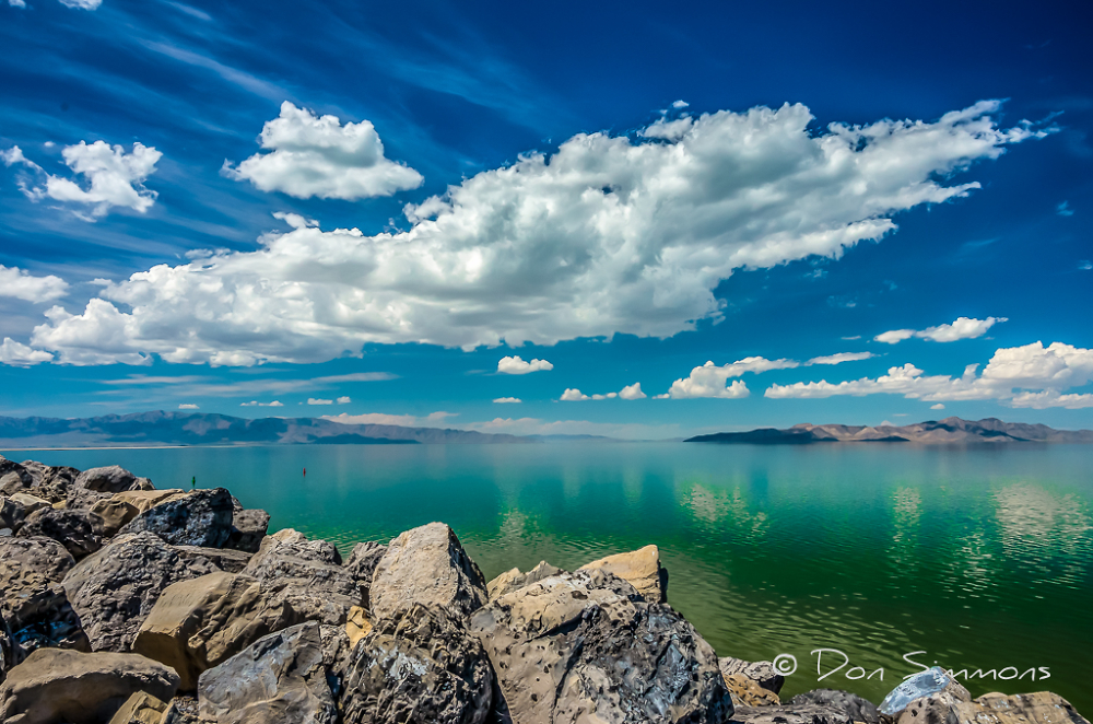 Clouds above Great Salt Lake