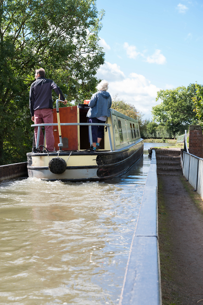 Crossing the aquaduct, Wootton Wawen