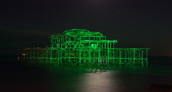 West Pier - at night