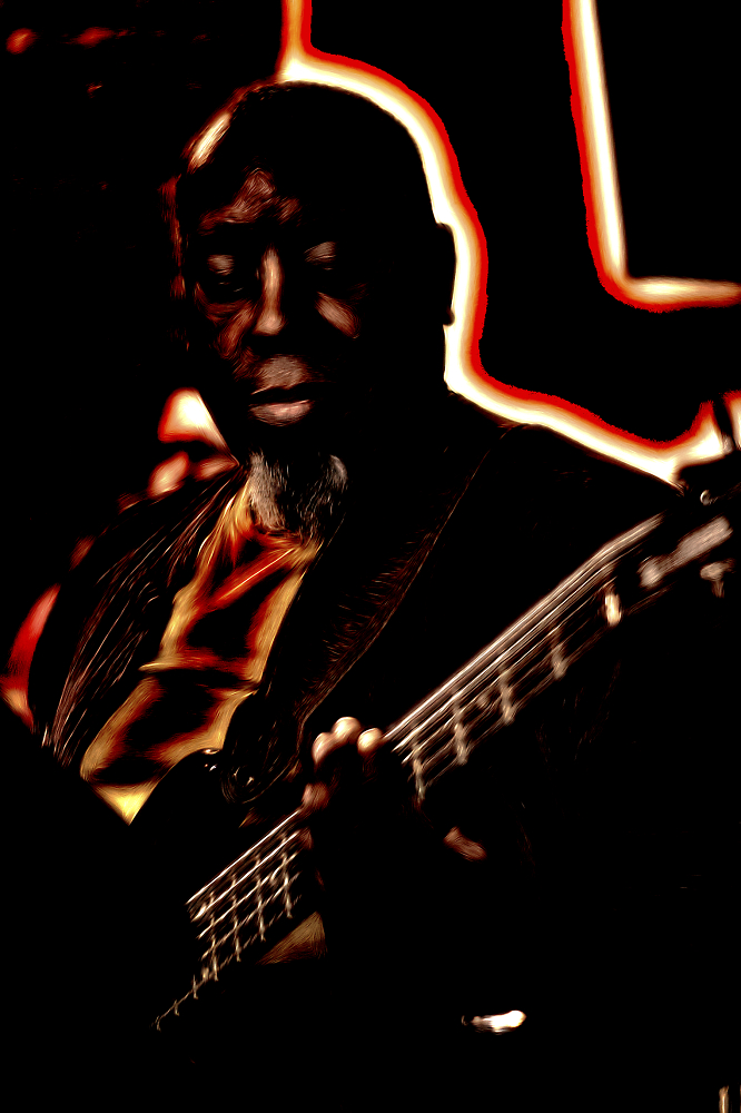 The bass player