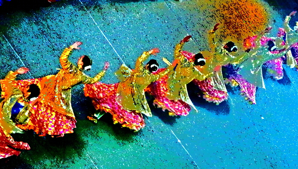 Dancers at Edinburgh Festival
