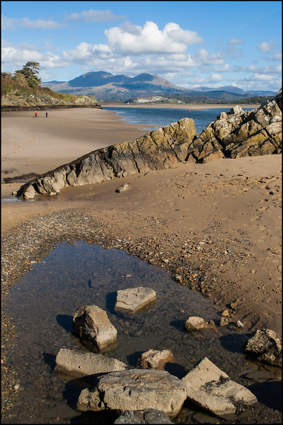 Glaslyn Estuary at Low Tide