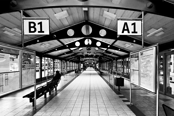 Bus station