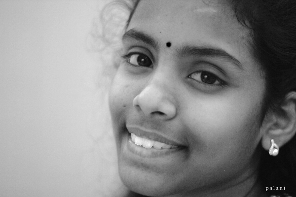 Black and white
