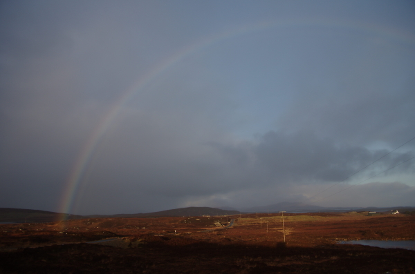 Half a rainbow