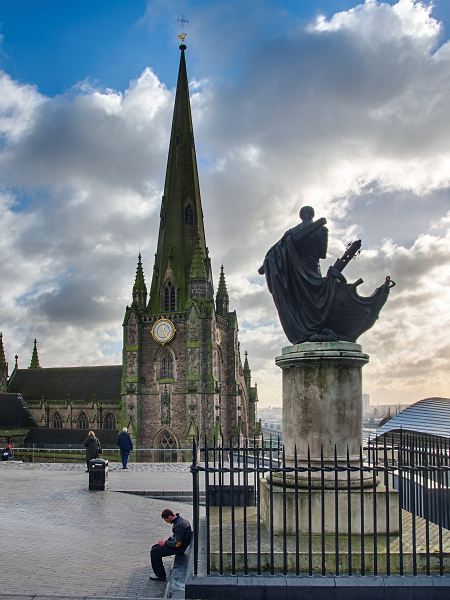 Nelson overlooking St Martin's Church.