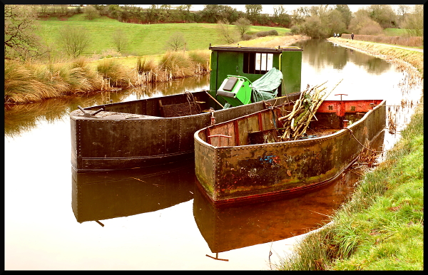 Work Barges on the Grand Western Channel