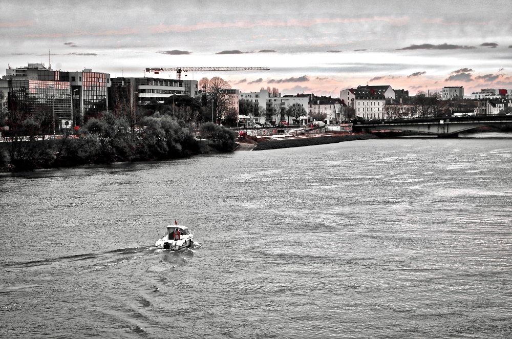 The river Loire in Nantes