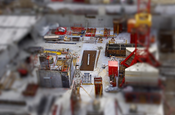 A minature world abuilding