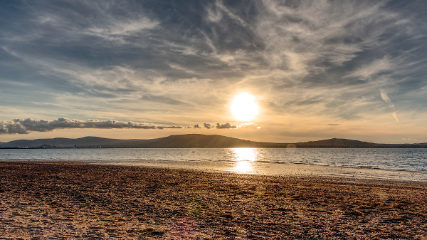 Sunset over Belfast Lough