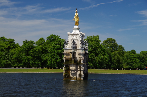 Diana pond fountain
