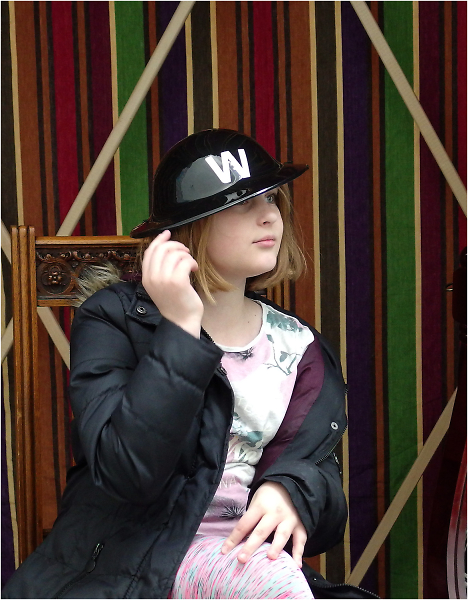 Sophie at John Rylands