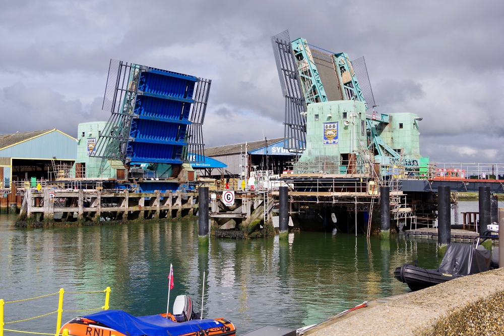 Bridge repairs.