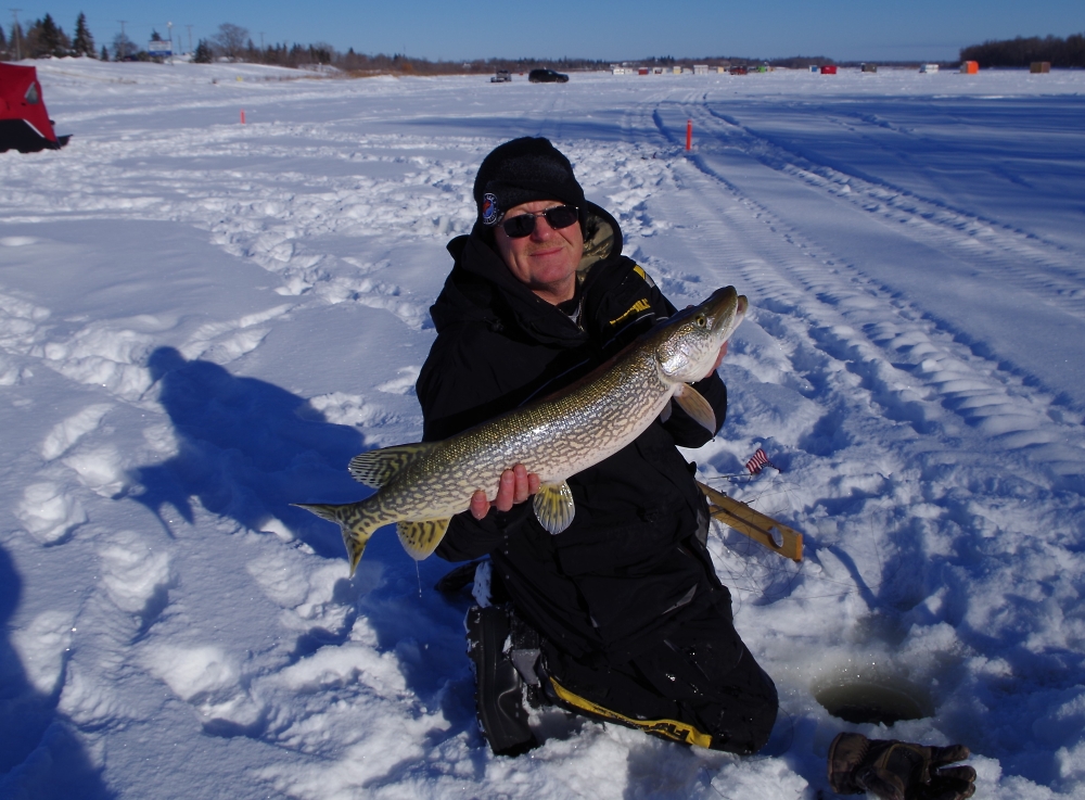 Ice-Fishing Manitoba, Canada