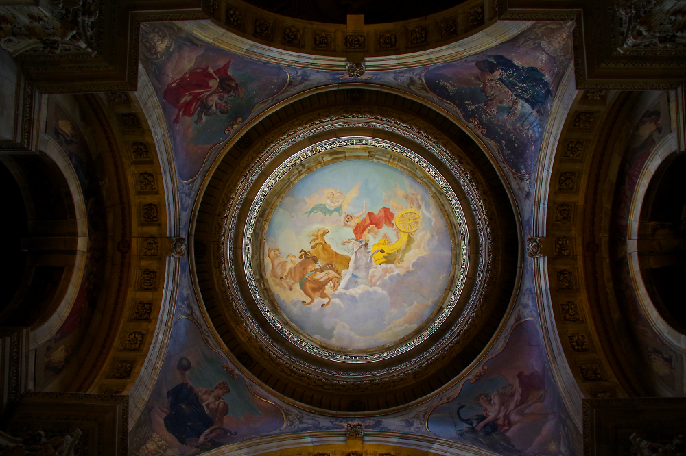 Painting on the Dome Ceiling in Castle Howard