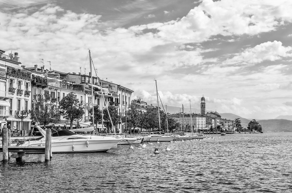 Part of Lake Garda.