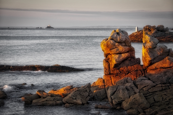 Setting sunlight