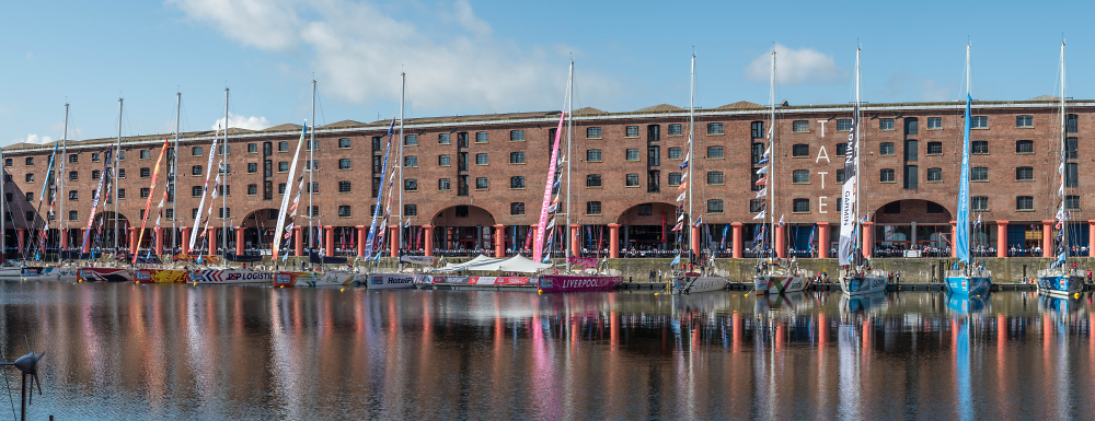 2017 Clipper Round-the World race vessels - Albert Dock Liverpool