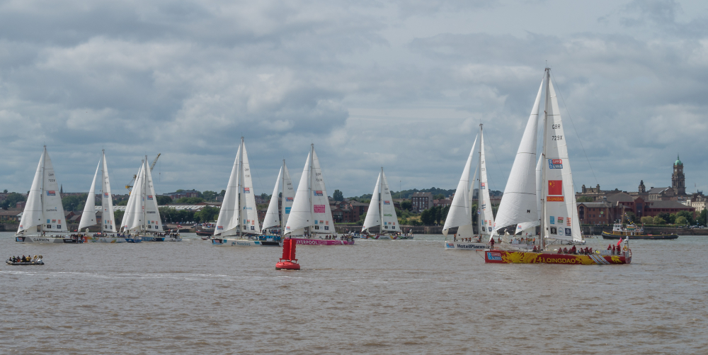 Start of the 2017-18 Round the World Clipper Race