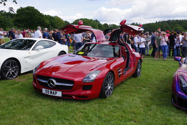 Mercedes SLS at Beaulieu