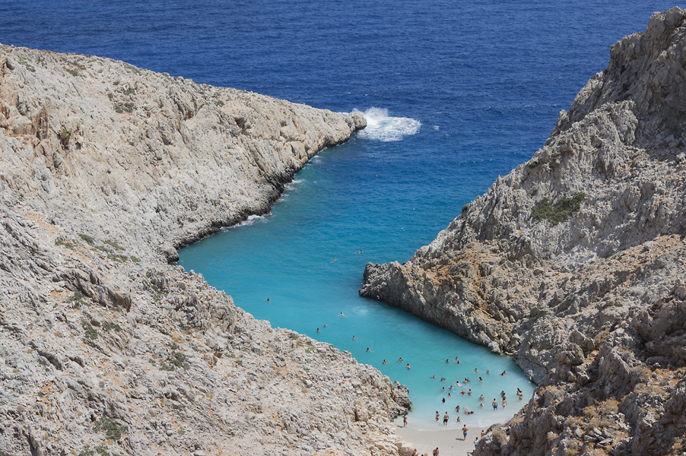 Seitan Limania Beach in Crete