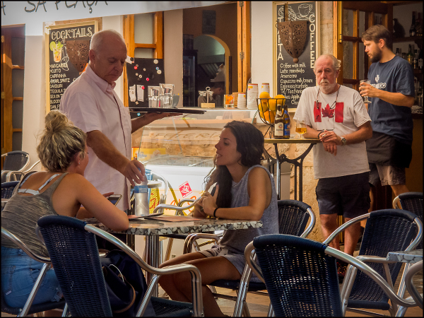 A Cafe in Fornalutx, Majorca