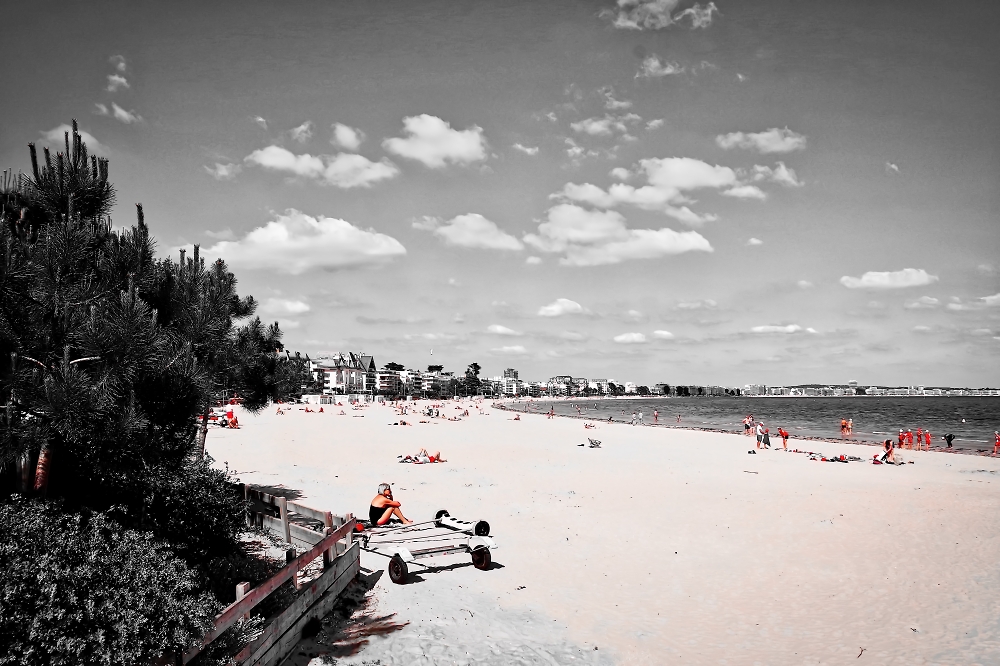 Spring beach